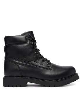 Tommy Hilfiger Schnürstiefeletten Tommy Hilfiger Flex Th Outdoor Rs FM0FM05600 Schwarz