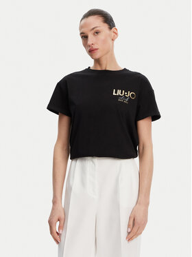 Liu Jo Liu Jo T-Shirt WA5007 JS923 Schwarz Relaxed Fit