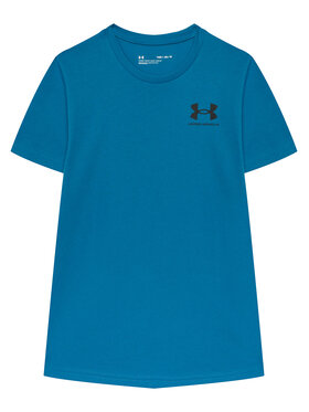 Under Armour Under Armour Футболка Ua Sportstyle Left Chest Ss 1363280 Голубий Loose Fit