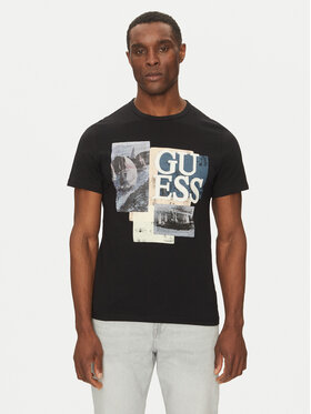 Guess Guess Majica M5GI04 I3Z14 Črna Slim Fit