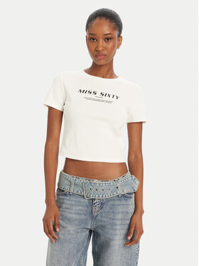 Miss Sixty Miss Sixty Camiseta 6L1SJ4300000 Blanco Slim Fit