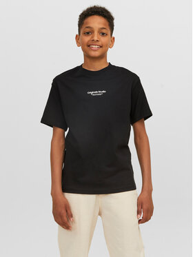 Jack & Jones Junior Jack & Jones Junior Футболка Vesterbro 12242827 Чорний Loose Fit