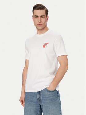 BOSS BOSS Camiseta Movement 50561872 Crema Regular Fit
