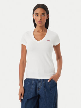 Levi's® Levi's® Camiseta Perfect V-Neck Tee 85341-0002 Blanco Regular Fit