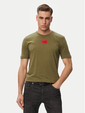 HUGO HUGO Футболка Diragolino212 50447978 Хакі Regular Fit