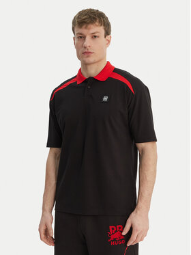 HUGO HUGO Polo Dunios_RB 50559650 Negro Regular Fit