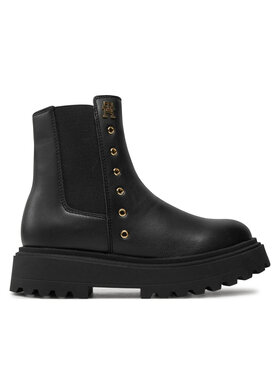 Tommy Hilfiger Stiefeletten Tommy Hilfiger Chelsea T3A5-33578-1351 S Schwarz