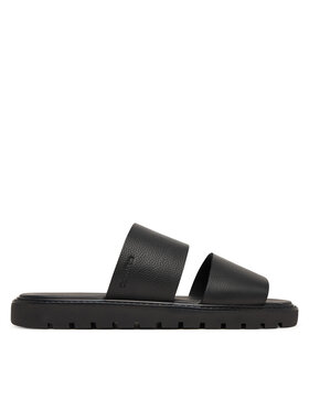 Calvin Klein Natikači Calvin Klein Sq Molded Sandal Db Lth HM0HM02234 Črna