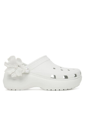 Crocs Iešļūcenes Crocs Classic Bouquet Platform Clog 211292 Balts