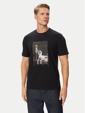 HUGO HUGO Camiseta Daffilo 50568689 Negro Regular Fit