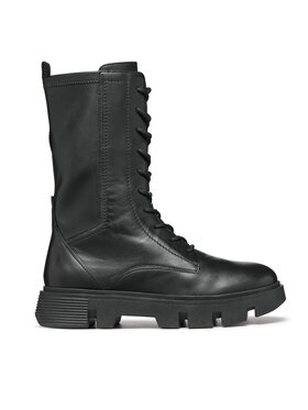 Geox Schnürstiefeletten Geox D Vilde D26UAH 043KB C9997 Schwarz