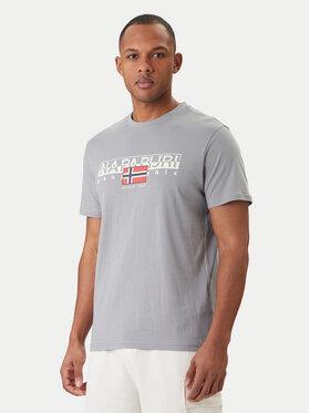 Napapijri Napapijri Camiseta S-Aylmer NP0A4HTO Gris Regular Fit
