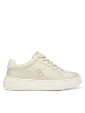 Calvin Klein Sneakersy Calvin Klein Low Cut Lace Up V3A9-83220-1688 Béžová