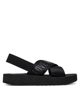 LOVE MOSCHINO Sandale LOVE MOSCHINO JA16214G0MIX4000 Negru