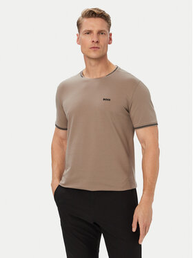 BOSS BOSS Camiseta Taul 50521245 Beige oscuro Regular Fit