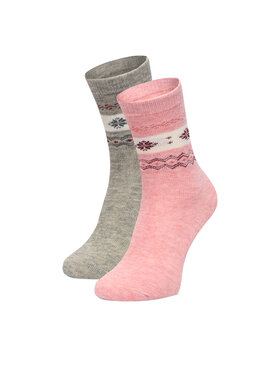 GINO ROSSI Dlhé ponožky GINO ROSSI CEO_BR_GR_006_W_AW25 (2 PACK) Farebná