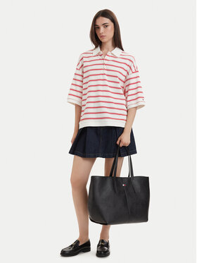 Tommy Jeans Borsetta Tommy Jeans Tjw Slouchy City Tote AW0AW18789 Nero