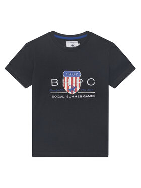 Beverly Hills Polo Club Beverly Hills Polo Club T-Shirt P-SS26B-TS414011 Σκούρο μπλε Regular Fit