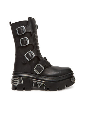 NEW ROCK Īsie zābaki NEW ROCK M-WALL373N-C1 Melns