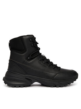 Calvin Klein Scarponcini Calvin Klein Hike Runner Mid Laceup Lth HM0HM02323 Nero
