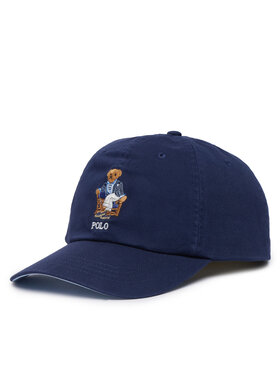 Polo Ralph Lauren Шапка с козирка Polo Ralph Lauren Polo Bear Cotton Twill Ball 211B28119001 Тъмносин