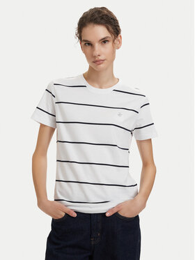 Beverly Hills Polo Club Beverly Hills Polo Club Camiseta P-SS26W-TS0162 Blanco Regular Fit