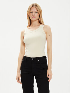 Calvin Klein Calvin Klein Top K20K207190 Beis Slim Fit