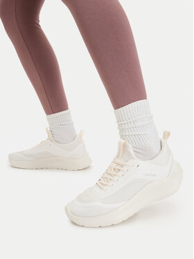 Calvin Klein Αθλητικά Calvin Klein Light Runner Sock Mesh Lycra HW0HW03023 Κρεμ