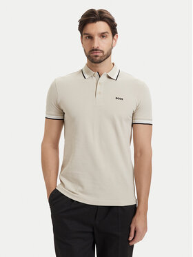 BOSS BOSS Polo Paddy 50469055 Beige claro Regular Fit