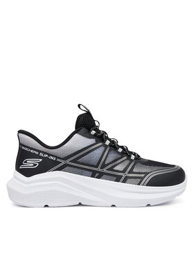 Skechers Sneakers Skechers Microspec Velocity - Grid-Shift 404220L/BKSL Negru