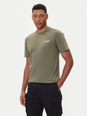 Napapijri Napapijri Camiseta Smallbox NP0A88TR Verde Regular Fit
