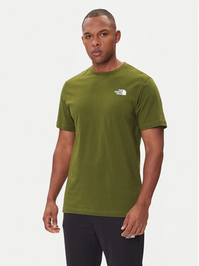 The North Face The North Face Camiseta Redbox NF0A87NP Verde Regular Fit