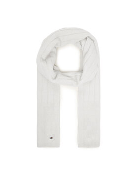 Tommy Hilfiger Šál Tommy Hilfiger Flag Fluffy AW0AW17787 Sivá