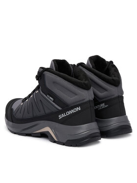 Salomon Παπούτσια πεζοπορίας Salomon X- Adventure Coldrush Wp W L45396500 Γκρι