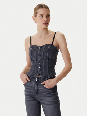 Guess Guess Top W6RH80 D6921 Gris Slim Fit