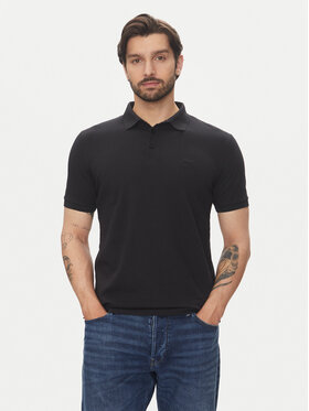 Lindbergh Lindbergh Поло 30-404020 Чорний Relaxed Fit