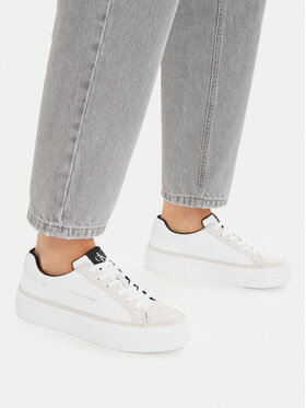 Calvin Klein Zapatillas Calvin Klein Vulc Flatf Laceup HW0HW03086 Blanco