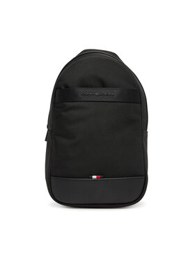 Tommy Hilfiger Nahrbtnik Tommy Hilfiger Th Nylon Travel Sling Bag AM0AM13572 Črna
