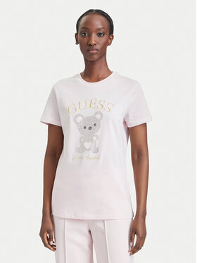 Guess Guess Camiseta V6BI28 K9360 Rosa claro Regular Fit