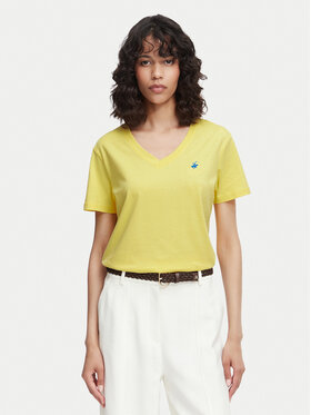 Beverly Hills Polo Club Beverly Hills Polo Club Camiseta P-SS26W-TS5165188 Amarillo Regular Fit