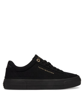 Tommy Hilfiger Sneakers Tommy Hilfiger Th Foxing Platform Canvas FW0FW09480 Schwarz