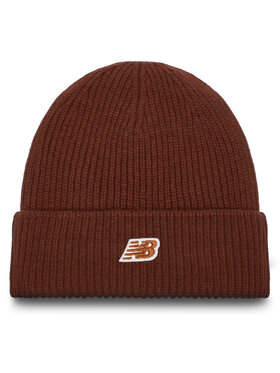 New Balance Čepice New Balance Winter Watchman Beanie Patch V3.0 LAH53008ROK Hnědá