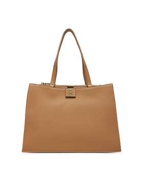 Tommy Hilfiger Kabelka Tommy Hilfiger Th Her Tote AW0AW17191 Hnedá