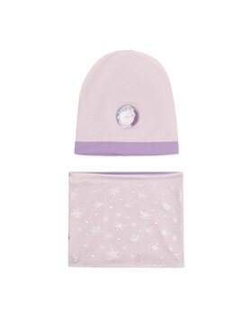 Frozen Súprava čiapka a tunelový šál Frozen ACCCS-AW23-36DFR Fialová