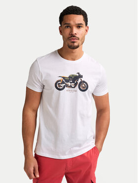 Petrol Industries Petrol Industries Camiseta M-1050-TSR671 Blanco Regular Fit