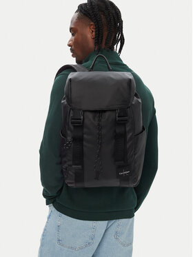 Calvin Klein Plecak Calvin Klein Rubberized Flap Backpack LV04D3479G Czarny