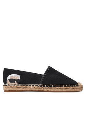 KARL LAGERFELD Espadrilky KARL LAGERFELD KL80111N Čierna