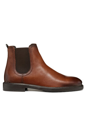 Geox Členková obuv s elastickým prvkom Geox U Tiberio U46G5A 000JD C6001 Hnedá