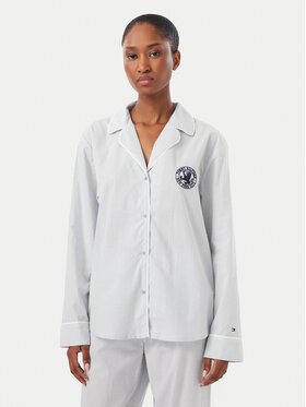 Tommy Hilfiger Tommy Hilfiger Pizsama UW0UW05764 Világoskék Regular Fit