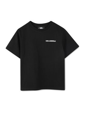 Karl Lagerfeld Kids Karl Lagerfeld Kids T-shirt Z30440 S Crna Regular Fit